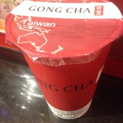 Gong Cha - Peach green tea