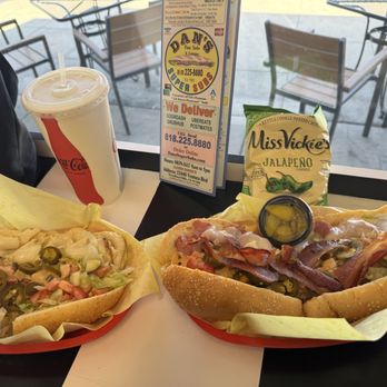 Dan's Super Subs - La street Chicken and 'RED FERRARI' STREET SUB (Served Hot and Spicy).."Gone in 60 seconds" - Sandwiches Near Me - Woodland Hills, California