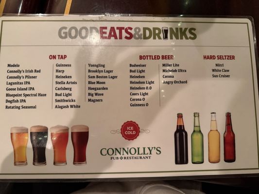 Menu photo 2 Connolly's Pub & Restaurant New York, NY Menu photo 2 Connolly's Pub & Restaurant New York, NY