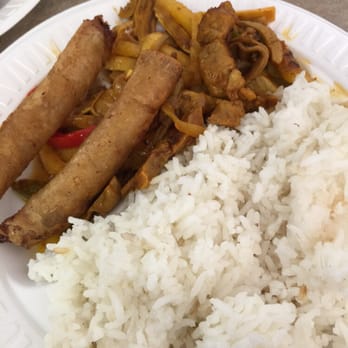 Maymar Norfolk - Bopis & 2 shanghi eggrolls - Filipino Near Me - Norfolk, Virginia