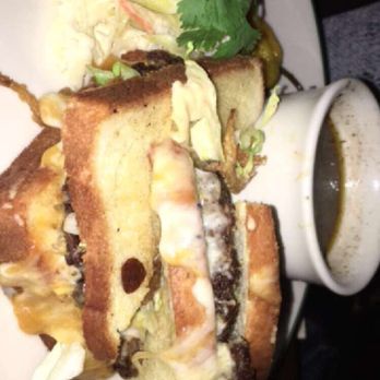 Maison Pickle - Patty melt with au jus - Cocktail Bars Near Me - New York, New York