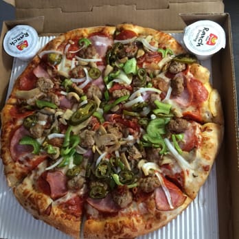 Marco's Pizza - The Works plus jalopena! Yummm It was great! - Pizza Near Me - Sumter, South Carolina Marco's Pizza - The Works plus jalopena! Yummm It was great! - Pizza Near Me - Sumter, South Carolina