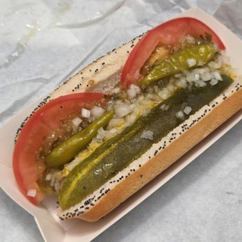 Phoenix Dogs & Slices - Chicago Dog ($5.50) - Pizza Near Me - Henderson, Nevada Phoenix Dogs & Slices - Chicago Dog ($5.50) - Pizza Near Me - Henderson, Nevada