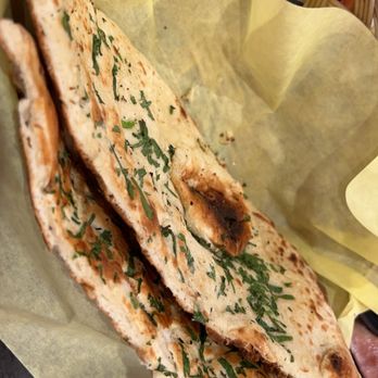 Kebabish - Garlic Naan - Pakistani Near Me - San Diego, California