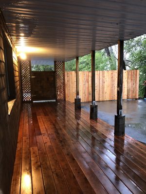 Private Residence - Garberville, CA - Two story deck reinforcement and rebuild Private Residence - Garberville, CA - Two story deck reinforcement and rebuild