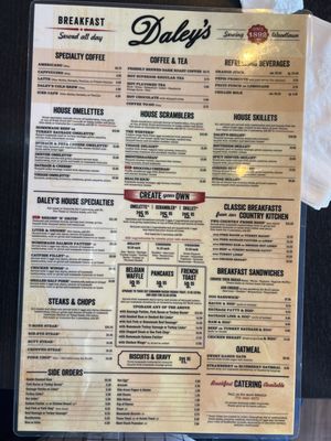 Menu photo 5 Daley’s Restaurant Chicago, IL Menu photo 5 Daley’s Restaurant Chicago, IL