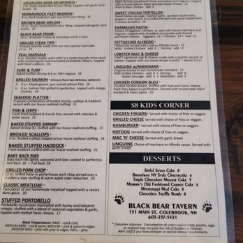 BLACK BEAR TAVERN - Updated February 2025 - 64 Photos & 44 Reviews