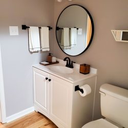 Elmer's Carpentry & Remodeling - The last project was our powder room with Elmer!