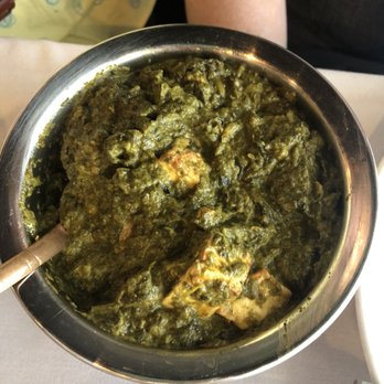 Curry & Cocktails - Saag paneer - YUM! Spinach with Indian cheese cubes - Indian Near Me - Middletown, Delaware
