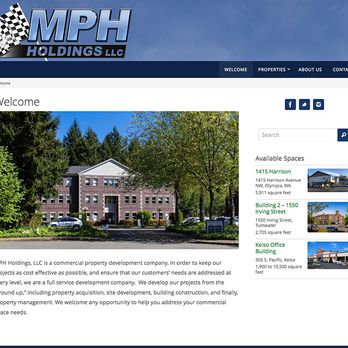 Whitney Design - Responsive website design and construction, copy editing, photography, custom post type for property management, logo design - Web Design Near Me - Olympia, Washington