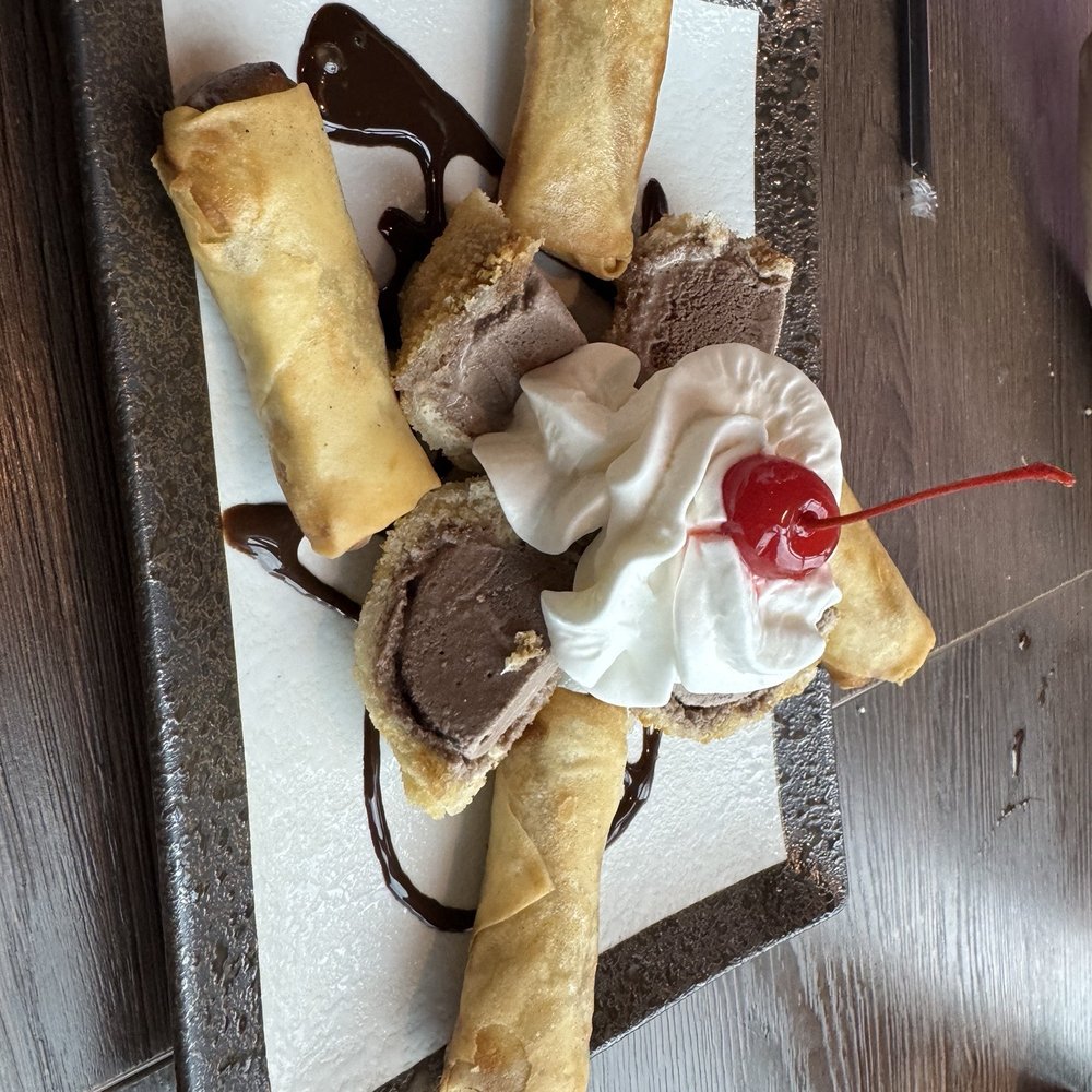 Thai Taste - Chocolate Fried Ice Cream and Fried Banana, delish! - Thai Near Me - Trophy Club, Texas Thai Taste - Chocolate Fried Ice Cream and Fried Banana, delish! - Thai Near Me - Trophy Club, Texas