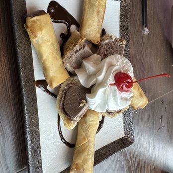 Thai Taste - Chocolate Fried Ice Cream and Fried Banana, delish! - Thai Near Me - Trophy Club, Texas Thai Taste - Chocolate Fried Ice Cream and Fried Banana, delish! - Thai Near Me - Trophy Club, Texas