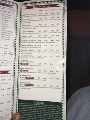 Menu photo 4 North Beach Pizza San Francisco, CA