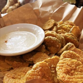 Troll Pub Under the Bridge - Fried pickles-watch the salt - American Near Me - Louisville, Kentucky Troll Pub Under the Bridge - Fried pickles-watch the salt - American Near Me - Louisville, Kentucky