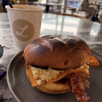 Lottie's Cafe - Bacon, egg n cheese - Breakfast & Brunch Near Me - Charlotte, North Carolina