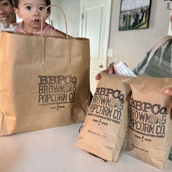 BBPC Brown Bag Popcorn - Our purchase - Popcorn Shops Near Me - Bend, Oregon