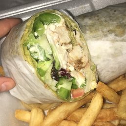 Chicken Greek Wrap Chicken Greek Wrap