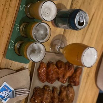 Unidentified Flying Chickens - Beer flight - Korean Near Me - Jackson Heights , New York Unidentified Flying Chickens - Beer flight - Korean Near Me - Jackson Heights , New York