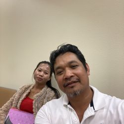 U.S Citizenship and Immigration Services - Here waiting to be call for her citizenship interview