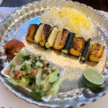 Caspian Restaurant - 28. Salmon Kabob - Mediterranean Near Me - Mountain View, California