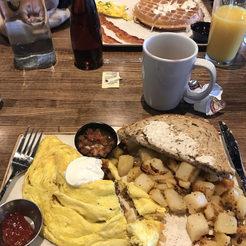 First Watch - The works omelette, food was not served hot, the first time nor the second time when they made it again. - Breakfast & Brunch Near Me - Houston, Texas