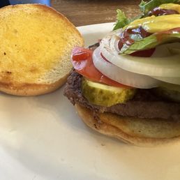 Buffalo Burger and Chips