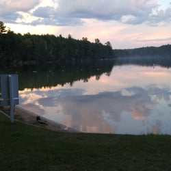 Pete's Lake Campground - Great sunsets!