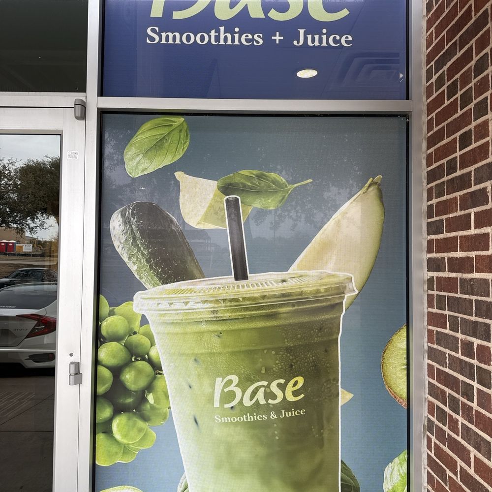 Base Smoothies + Juice - Big advertisement - Juice Bars & Smoothies Near Me - Allen, Texas Base Smoothies + Juice - Big advertisement - Juice Bars & Smoothies Near Me - Allen, Texas