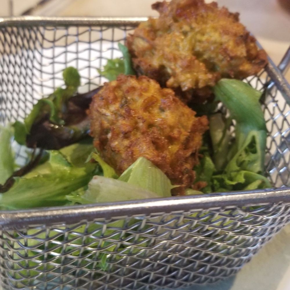 Vinaigrette - Better take a picture of the kale fritters before they are gone - Salad Near Me - Austin, Texas Vinaigrette - Better take a picture of the kale fritters before they are gone - Salad Near Me - Austin, Texas