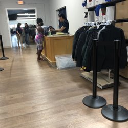 RC Uniforms - See all the other staff walking around while this 1 girl is riding the clock