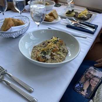 Inn at Taughannock Falls - The scallops entree with the delicious small steak in the background. - Hotels Near Me - Trumansburg, New York