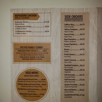 Pio Pio - menu - Peruvian Near Me - Boynton Beach, Florida Pio Pio - menu - Peruvian Near Me - Boynton Beach, Florida