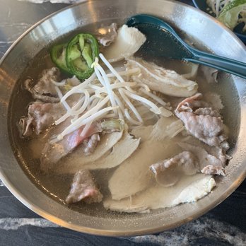 Pho Momma - Large half/half rare beef & chicken - Noodles Near Me - Sacramento, California Pho Momma - Large half/half rare beef & chicken - Noodles Near Me - Sacramento, California