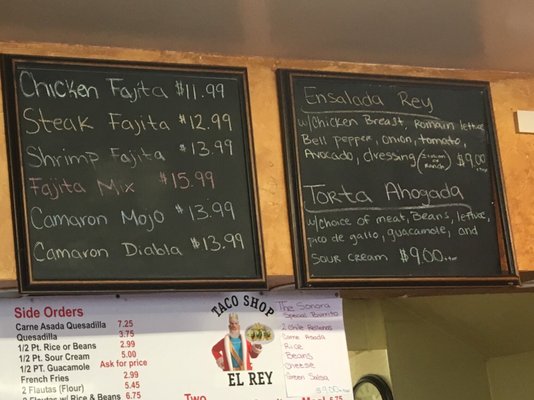 Menu photo 5 Taco shop El Rey Sonora, CA Menu photo 5 Taco shop El Rey Sonora, CA