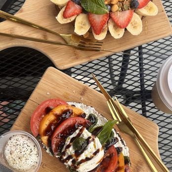 Toastique - PB Crunch Toast and Tomato Burrata Toast - Juice Bars & Smoothies Near Me - Balboa Island, California Toastique - PB Crunch Toast and Tomato Burrata Toast - Juice Bars & Smoothies Near Me - Balboa Island, California