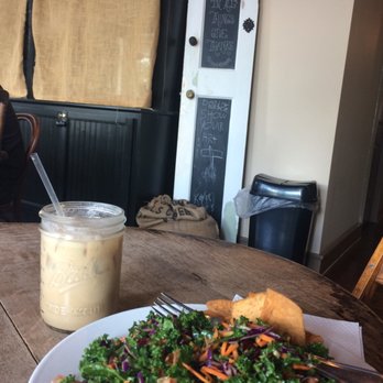 Midtown Coffee House - Kale Salad, pita chips, and the Haze coffee! - Coffee & Tea Near Me - Columbus, Georgia Midtown Coffee House - Kale Salad, pita chips, and the Haze coffee! - Coffee & Tea Near Me - Columbus, Georgia