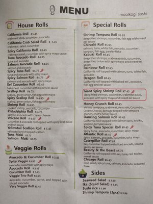 Menu photo 6 Moolkogi Sushi Catonsville, MD