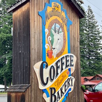 Mountain Goat Coffee - The Mountain Goat Coffee sign - Coffee & Tea Near Me - Packwood, Washington Mountain Goat Coffee - The Mountain Goat Coffee sign - Coffee & Tea Near Me - Packwood, Washington