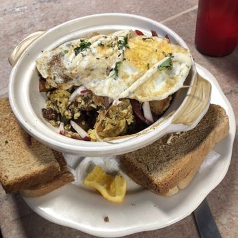 Bread & Butter Diner - A bowl - a BOWL! - of eggs and other delicious stuff. - Diners Near Me - Boylston, Massachusetts