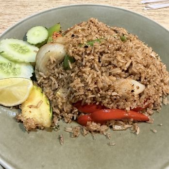 US Thai Cafe - Basil fried rice- medium spice level - Thai Near Me - Edgewater, Colorado US Thai Cafe - Basil fried rice- medium spice level - Thai Near Me - Edgewater, Colorado