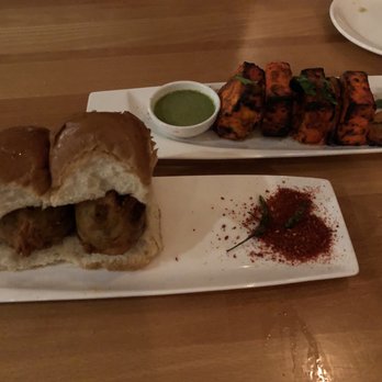Kailash Parbat - Mumbai Vada Pav, Paneer Tikka dry - Indian Near Me - New York, New York Kailash Parbat - Mumbai Vada Pav, Paneer Tikka dry - Indian Near Me - New York, New York