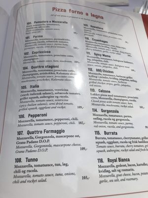 Menu photo 7 Mama Rosa København K, 84 Menu photo 7 Mama Rosa København K, 84