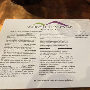 Brandon Hills Vineyard - Wineries Near Me - Yadkinville, North Carolina Brandon Hills Vineyard - Wineries Near Me - Yadkinville, North Carolina