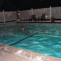 Night swims! Night swims!