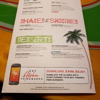 Islands Restaurant - Drinks menu - Burgers Near Me - Burbank, California Islands Restaurant - Drinks menu - Burgers Near Me - Burbank, California