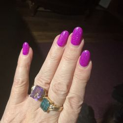 D Spa Nails - They need to be done again, but as usual a beautiful job when first done.