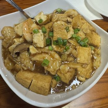 Tasty House - Seafood Tofu Pot  (海鲜豆腐煲） - $27 - Szechuan Near Me - Bellevue, Washington
