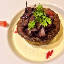 Nectare - Vegetarian appetizer with fontina cheese fondue