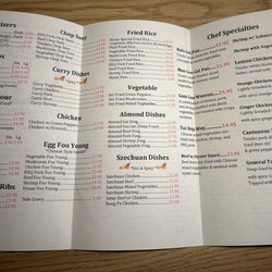 Bao Phu Restaurant - Menu