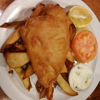 King Edward's Arms - Halibut fish and chips - Chicken Wings Near Me - Markham, Ontario